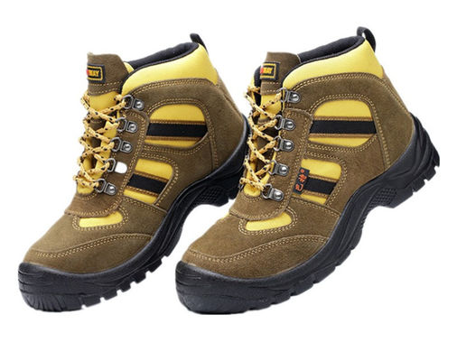 Exposed European Standard Anti-Smashing And Anti-Piercing High-Top Safety Shoes