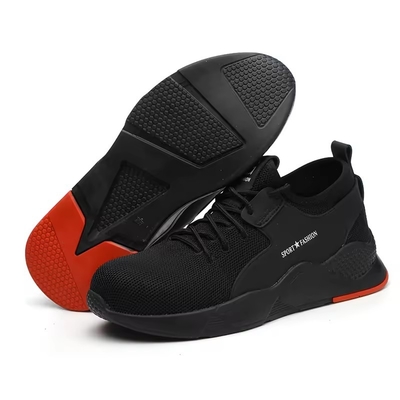 2024 Fashion Summer Breathable Steel Toes Casual Safety Working Boots Industrial Light Weight Safety Shoes For Men