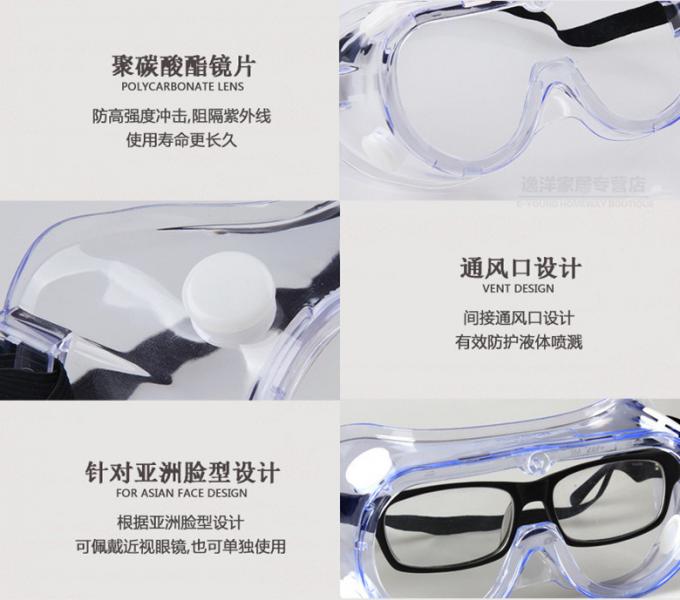 3m化学しぶきのための1621のポリカーボネートの安全メガネ